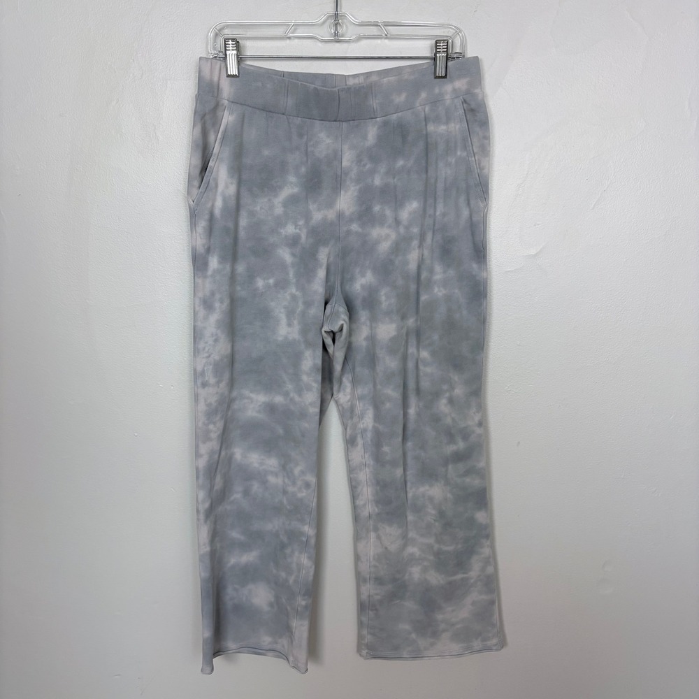 Aerie Light Blue Tie Dye Straight Leg Sweatpants Casual Size Medium